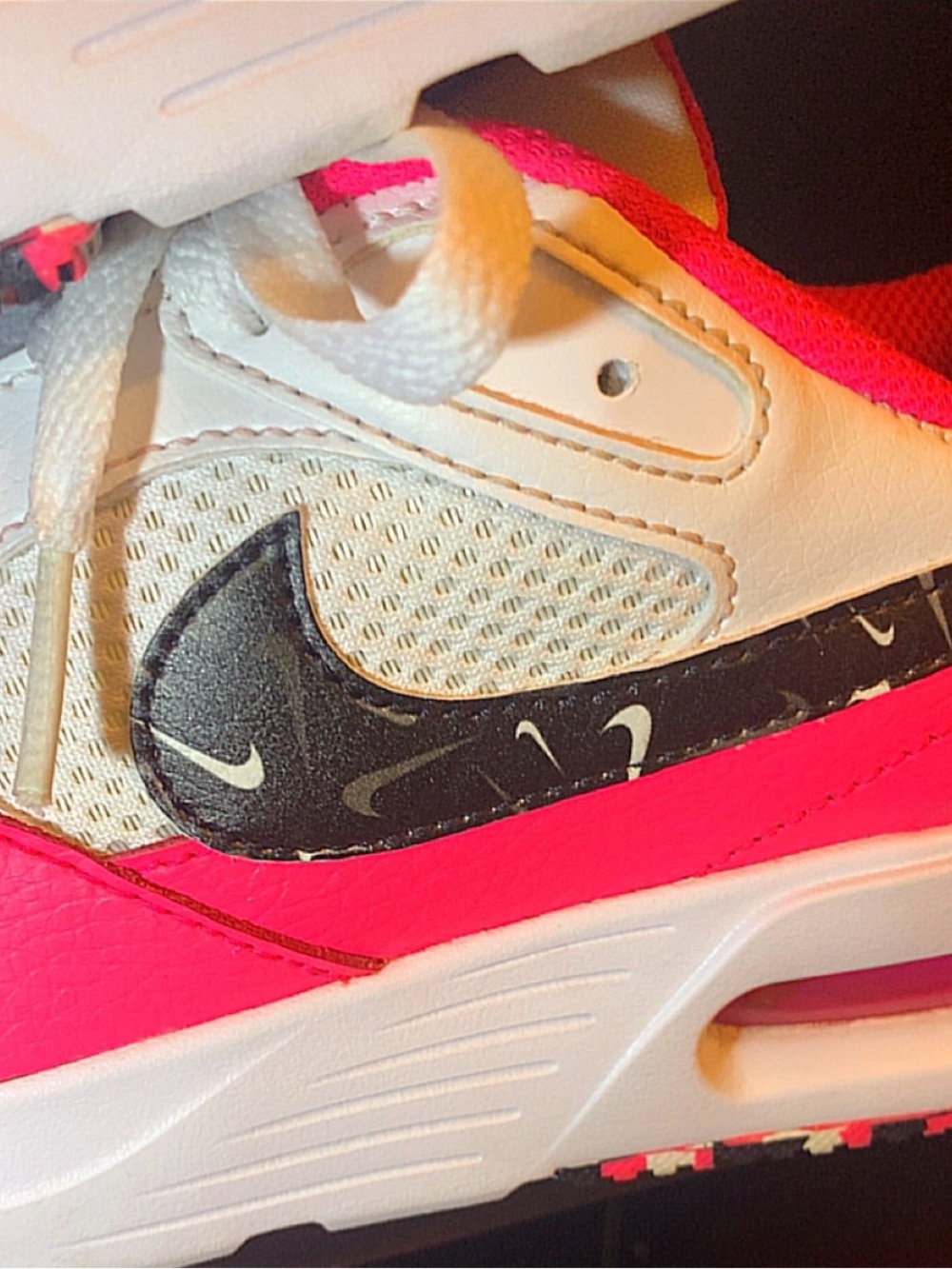 Nike Air Max SC Pink Multi Swoosh DM8078-100 Women’s Sneakers Size 7 - Picture 4 of 7